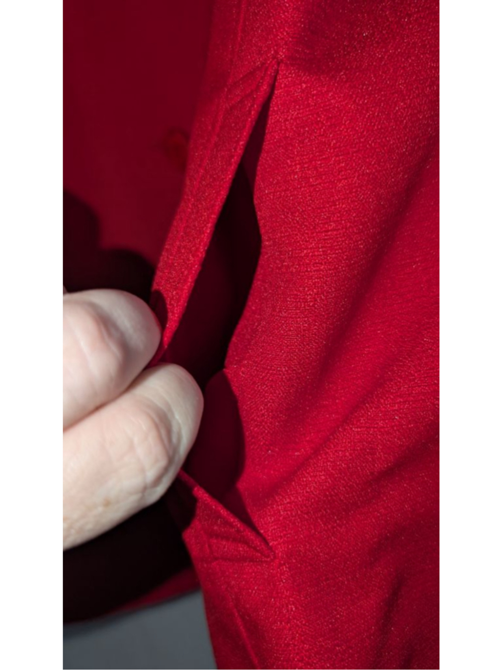 Judy Bond Red Blazer Plus Size 18 - Picture 4 of 6